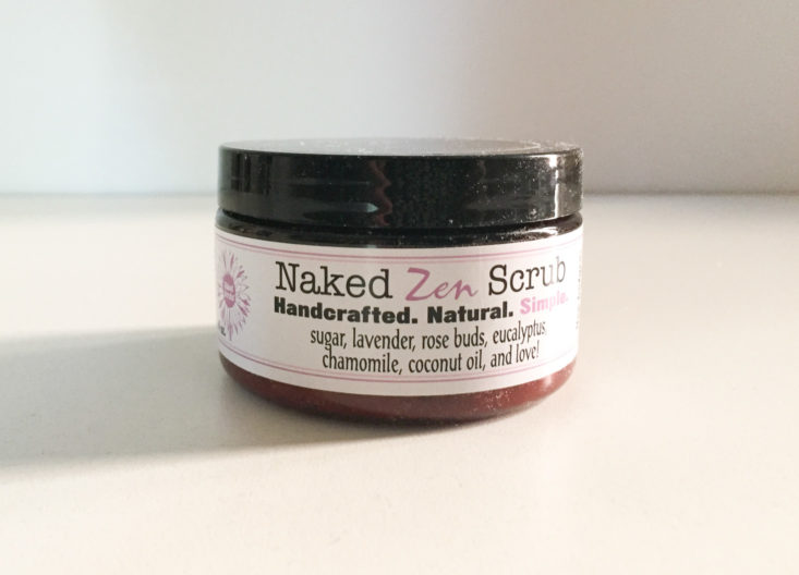 California Found Subscription Box Review October 2018 - Naked Zen Scrub 2 Top