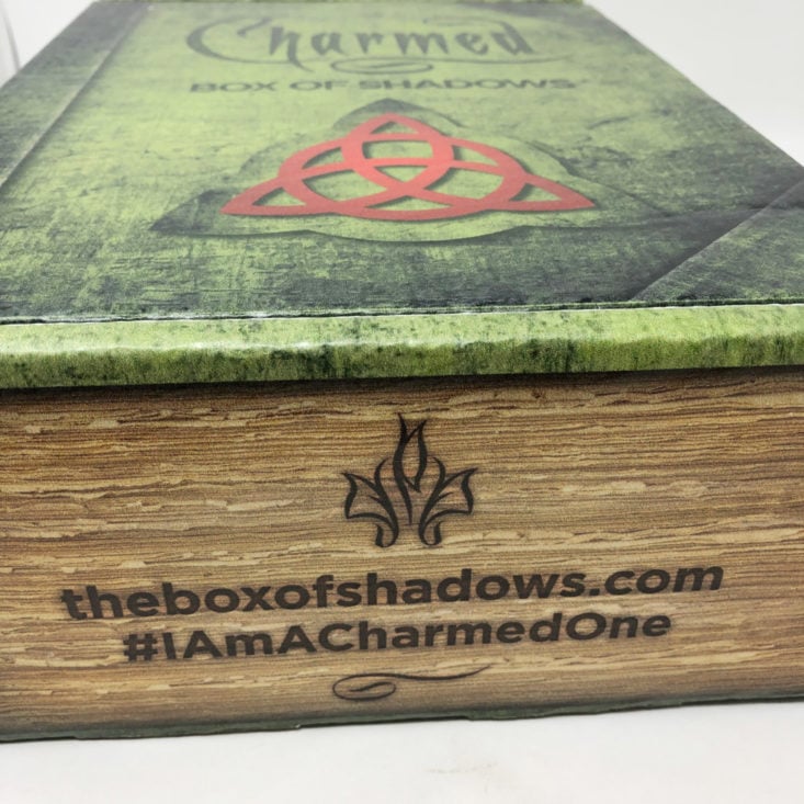 Charmed Box of Shadows October 2018 - Box Side