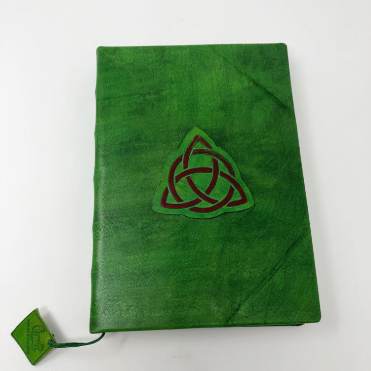 Charmed Box of Shadows October 2018 - The Book of Shadows Leather Journal 1