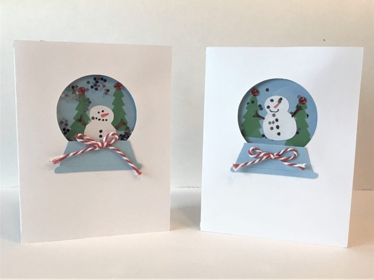 Confetti Grace December 2018 - Snow Globe Cards 12