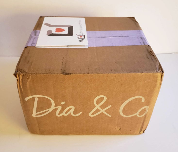Dia & Co Subscription Box Review—October 2018 - Closed Box Top