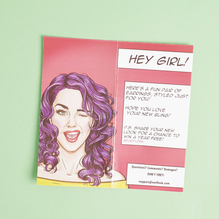 EarFleek Silly and Fun hey girl card