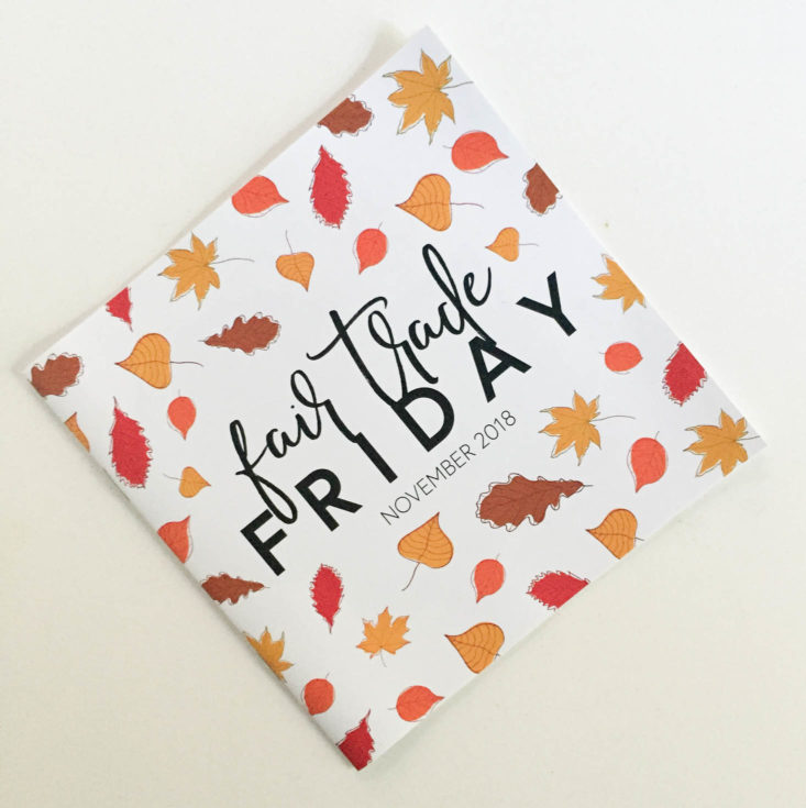 Fair Trade Friday November 2018 - Booklet 1