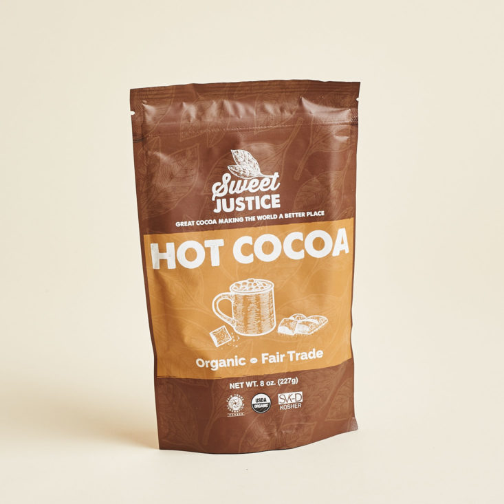Globe In Appreciate hot cocoa bag