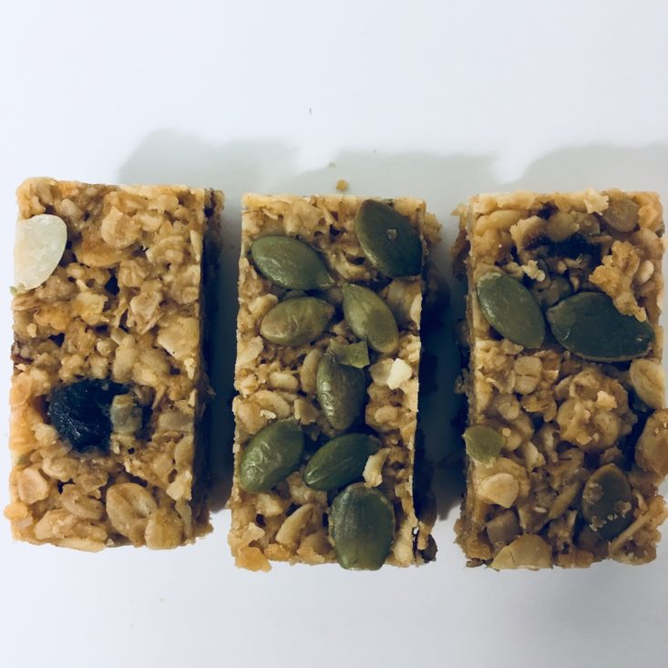 Graze Variety Box November 2018 Review - Original Fruity Flapjack Closer Top