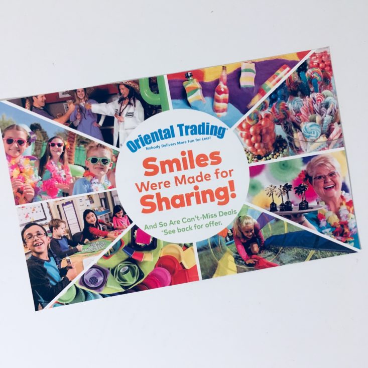 Graze Variety Box November 2018 Review - Promo Card 1 Top