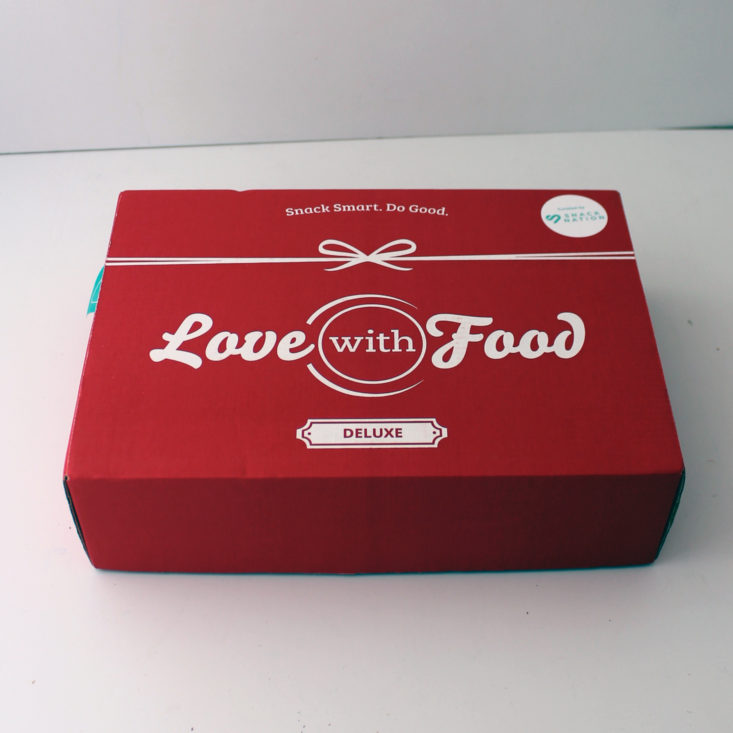 Love with Food Deluxe November 2018 Box Review - Box Closed Top