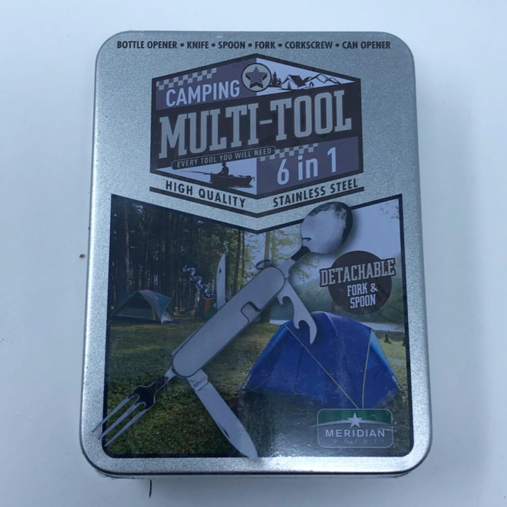 Monthly Mystery Box by Jamminbutter Review November 2018 – Meridian Point 6-in-1 Camping Multi-Tool 1