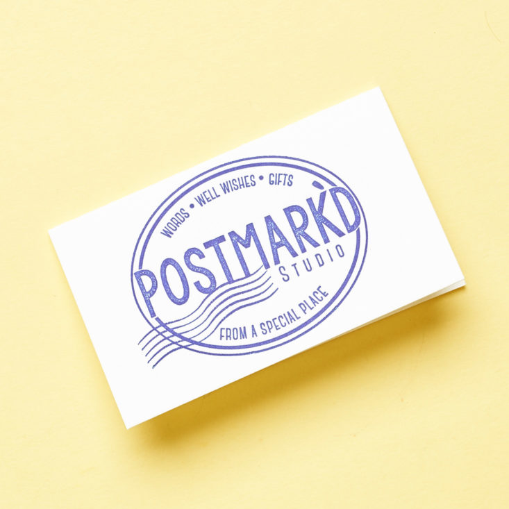 Postmarkd Studio November 2018 minicard