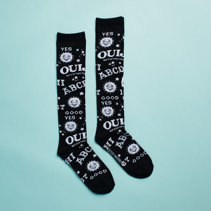 Quirky Crate ouija board high socks