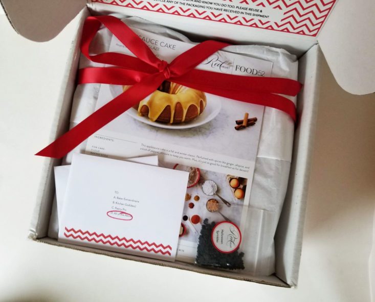 Red Velvet NYC Baking Kit Subscription packaging