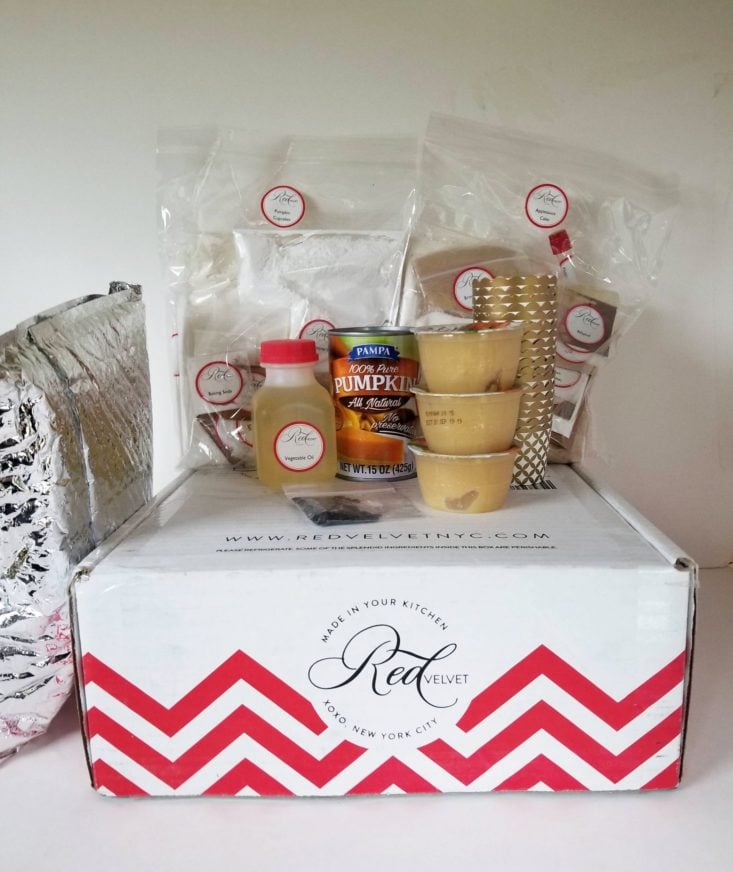 Red Velvet NYC Baking Kit Subscription all items