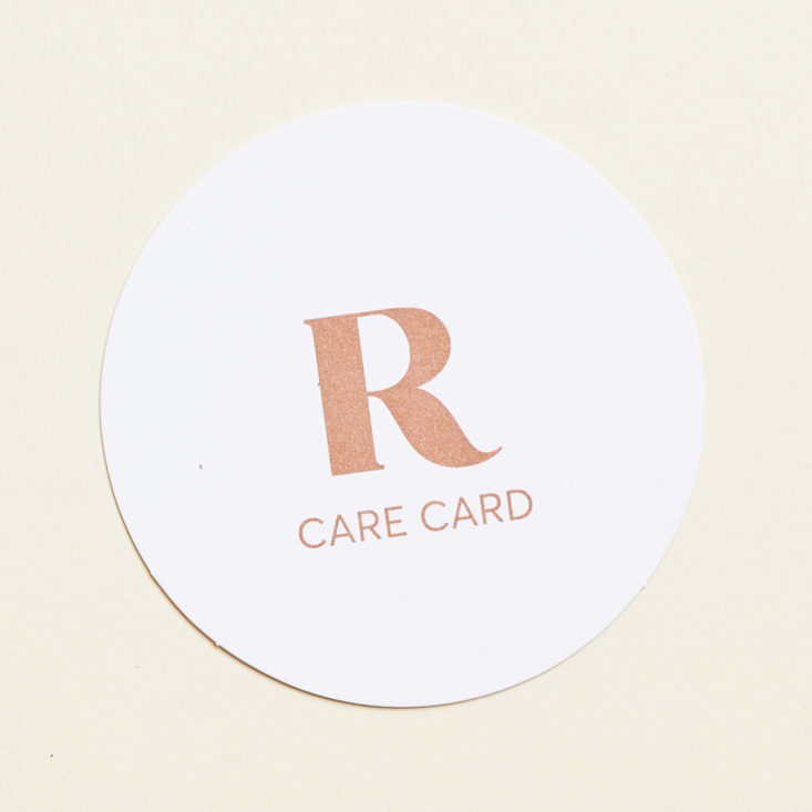 rocksbox november care card