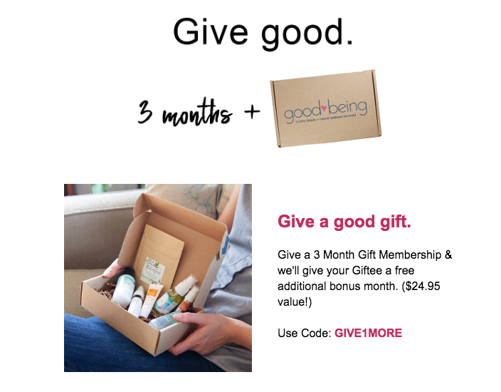 goodbeing subscription box deal