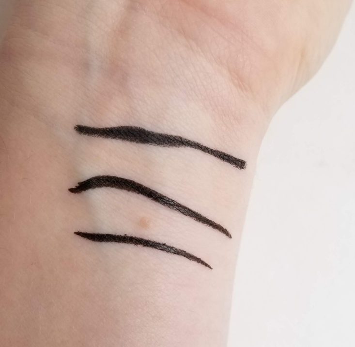 Sephora Mystery Liner Kit swatches