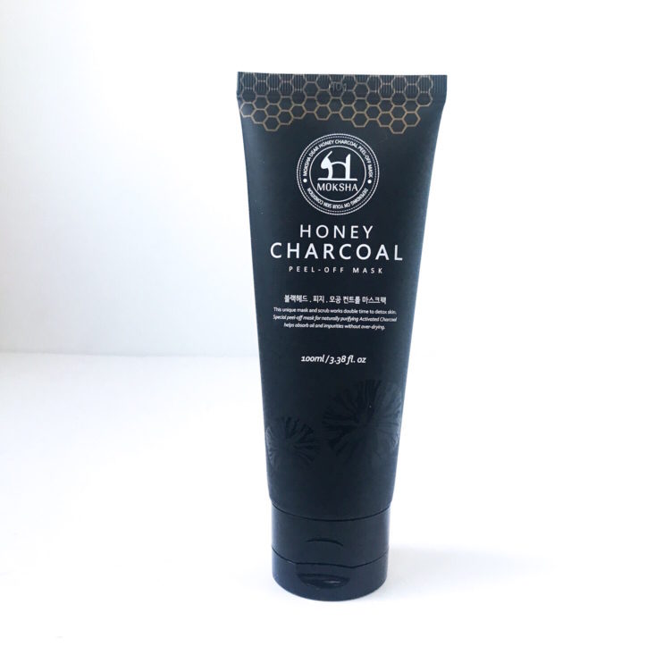 Moksha Honey Charcoal Peel-Off Mask, 3.38 oz