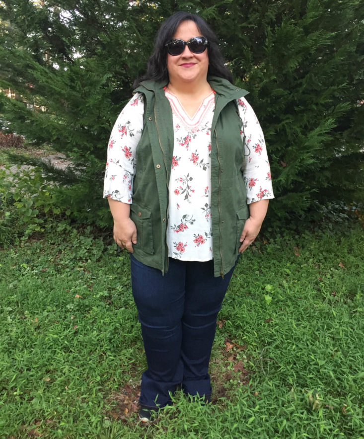 Stitch Fix Plus November 2018 - Vest Front