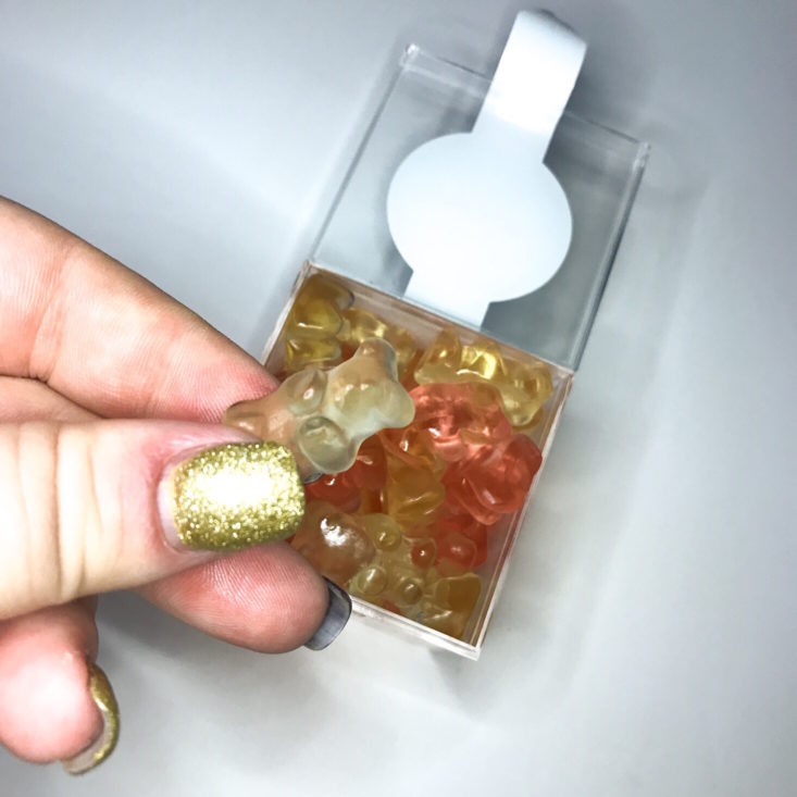 Sugarfina Trick Box - Champagne Bears, Small Candy Cube Open Top