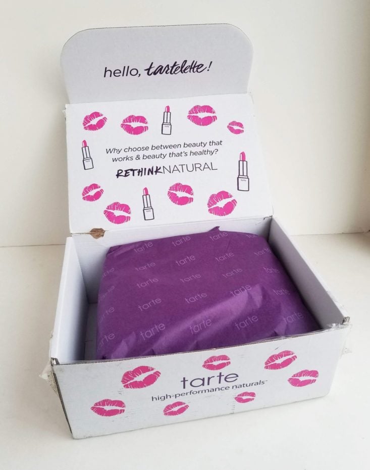 Tarte Custom Kit November 2018 inside box