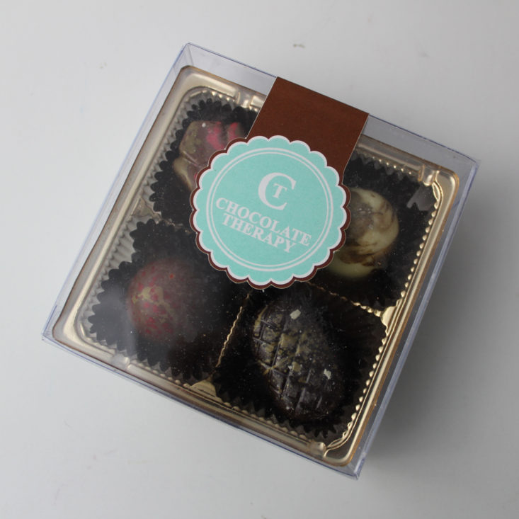Tea Box Express November 2018 Review - Chocolate Therapy Packed Top