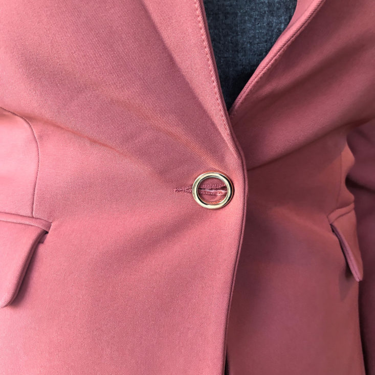 JOA blazer button detail