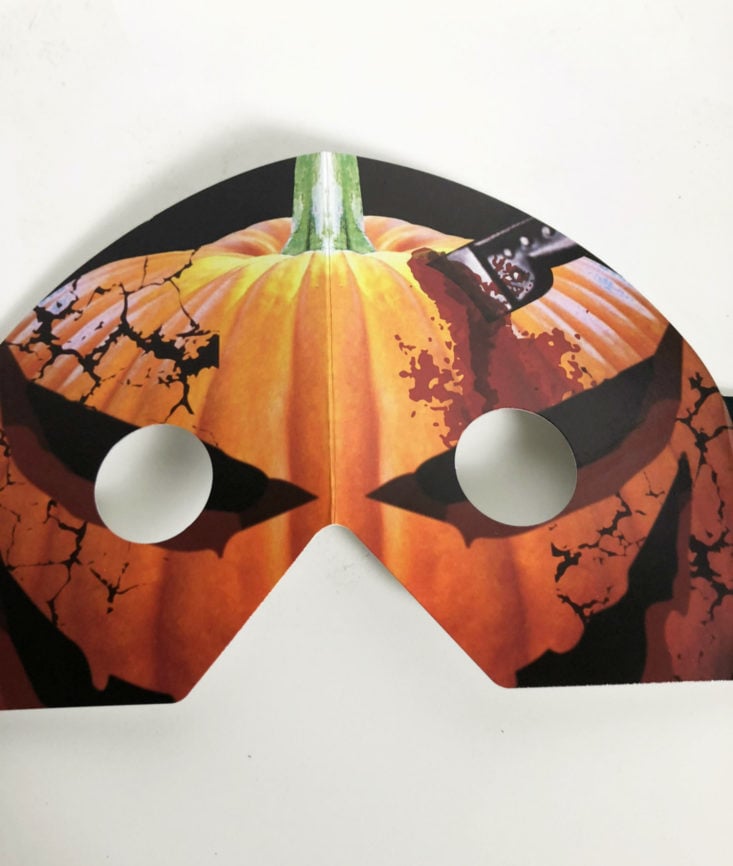 Umai Box October 2018 - Horror Mask Closer View Front