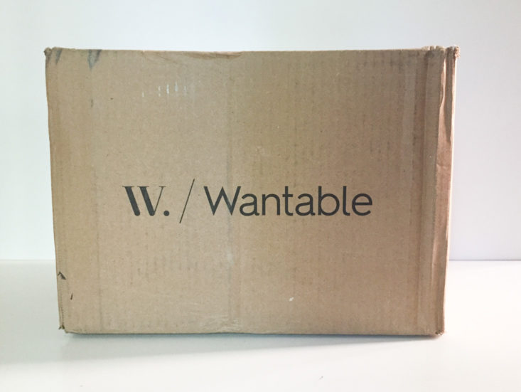 Wantable Fitness Edit Subscription Review October 2018 - Box Outside Front