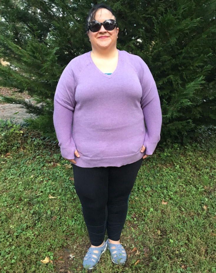 Wantable Fitness Edit Subscription Review October 2018 - Thermalite Hooded Sweater by Activezone Front