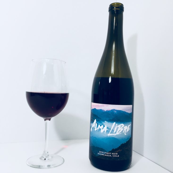 Winc Wine Of The Month Review November 2018 - Alma Libre Full Bottle + Glass