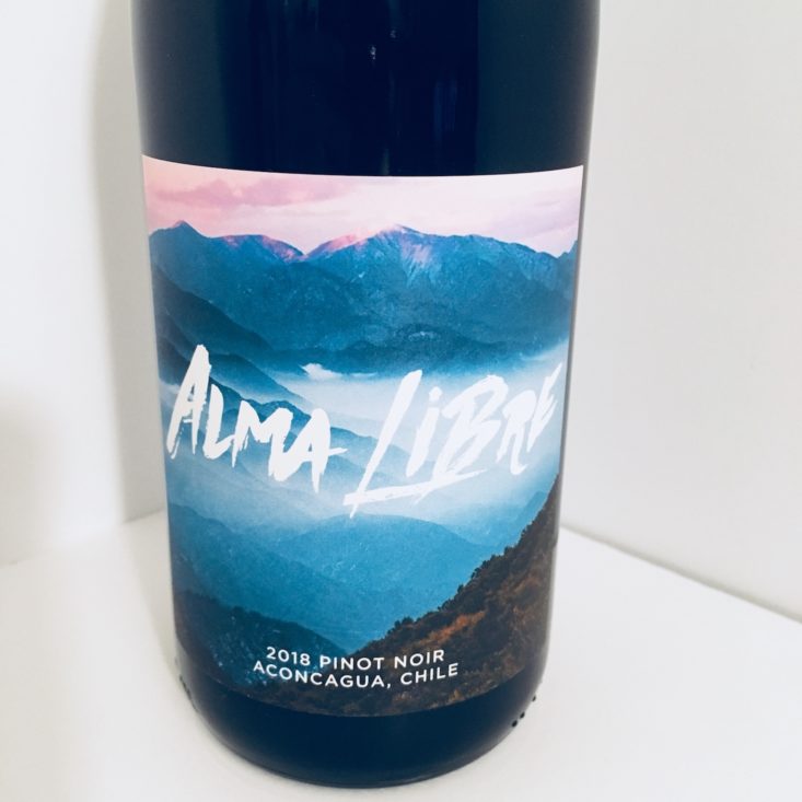 Winc Wine Of The Month Review November 2018 - Alma Libre Label Front