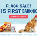 Today Only! BarkBox Coupon – First Box For $15 With Pre-Paid Subscription!