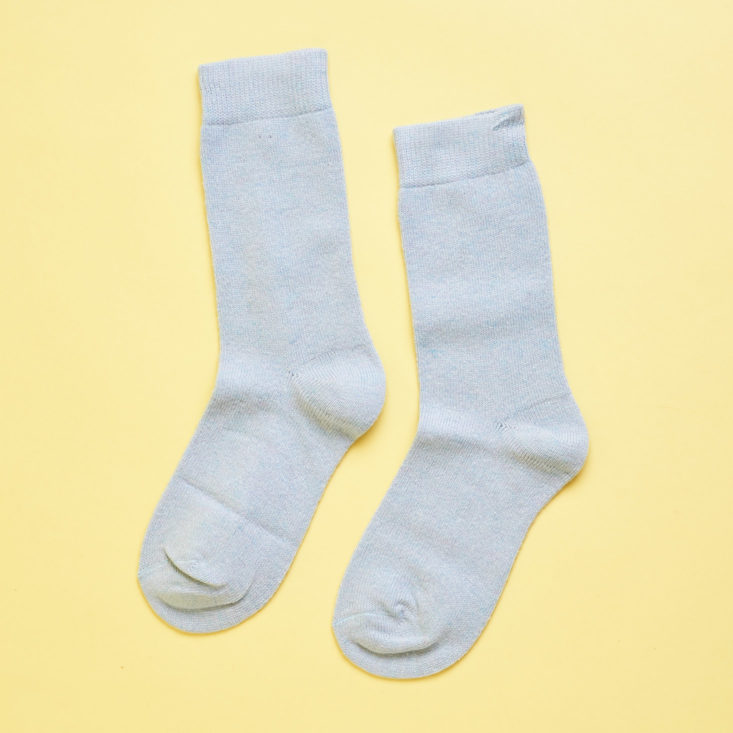 Bespoke Post Unplug blue socks