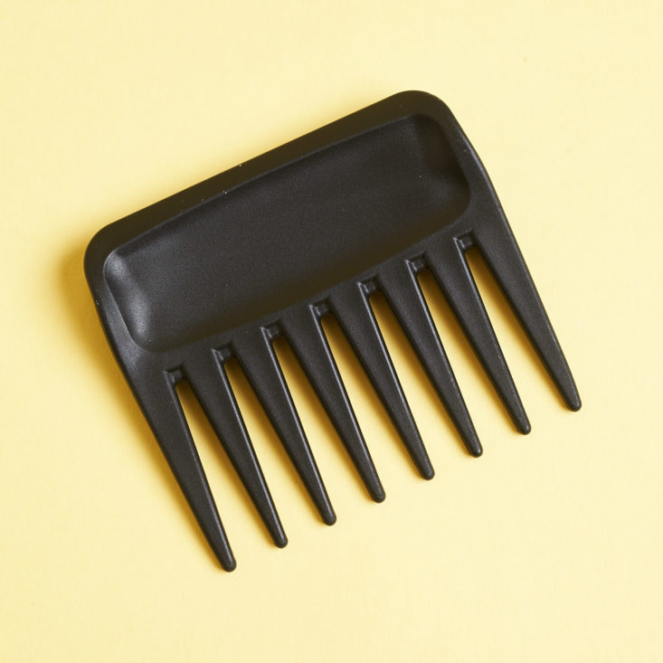 Birchbox Travel Sized Treats mini comb back
