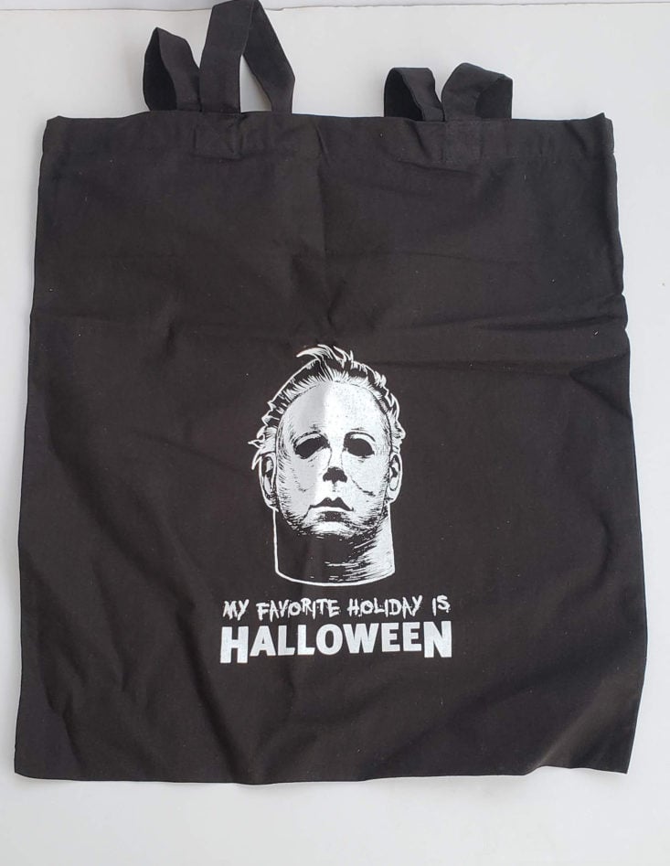 Creepy Crate October 2018 - My Favorite Holiday is Halloween Bag Front 1