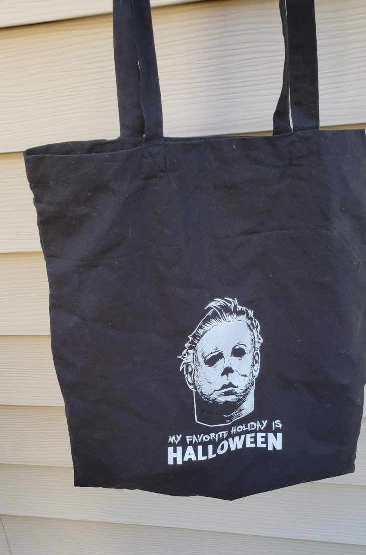 Creepy Crate October 2018 - My Favorite Holiday is Halloween Bag Front 2