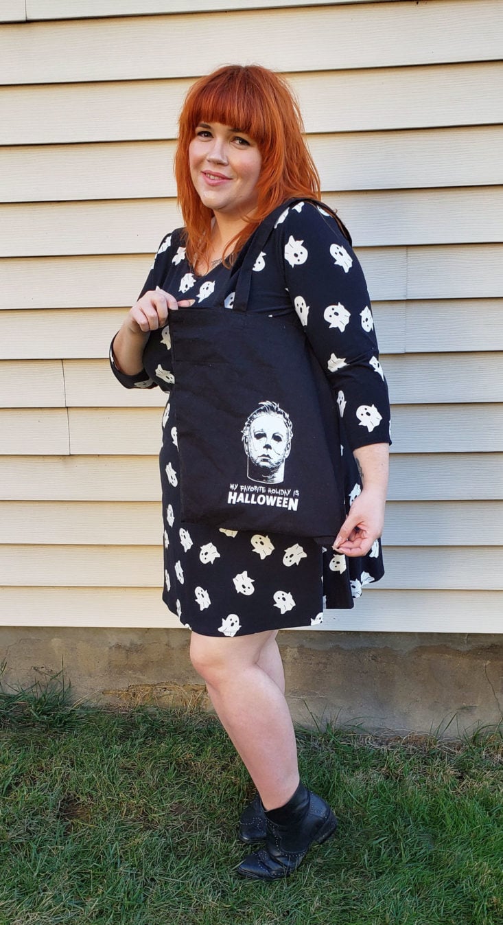 Creepy Crate October 2018 - My Favorite Holiday is Halloween Bag Front 3