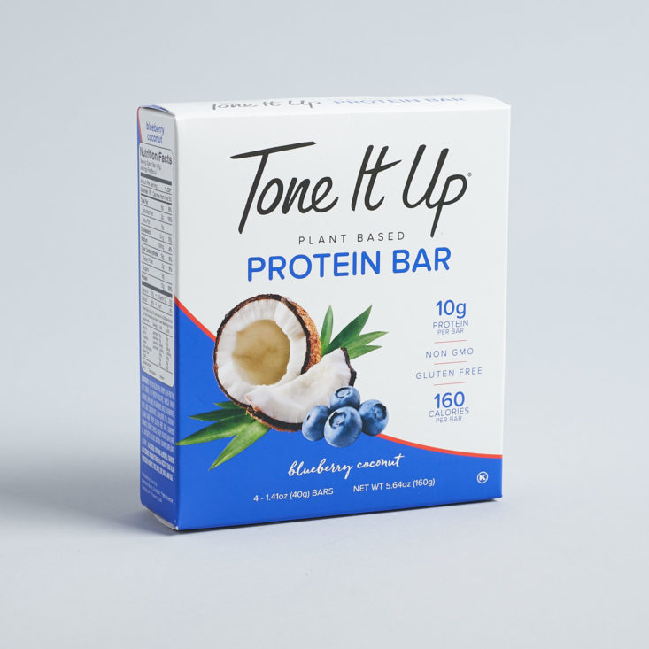 Ellie December 2018 - Tone It Up Plant Based Protein Bar Box Front