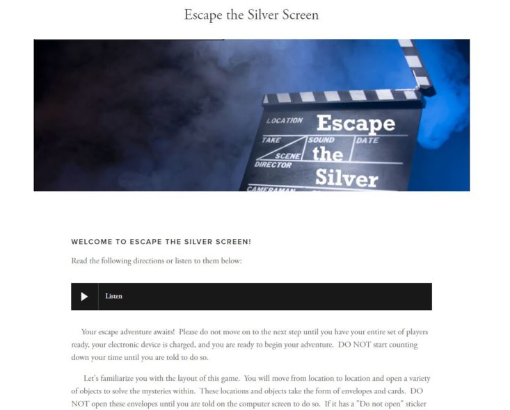Escape the Crate Silver Screen screenshot
