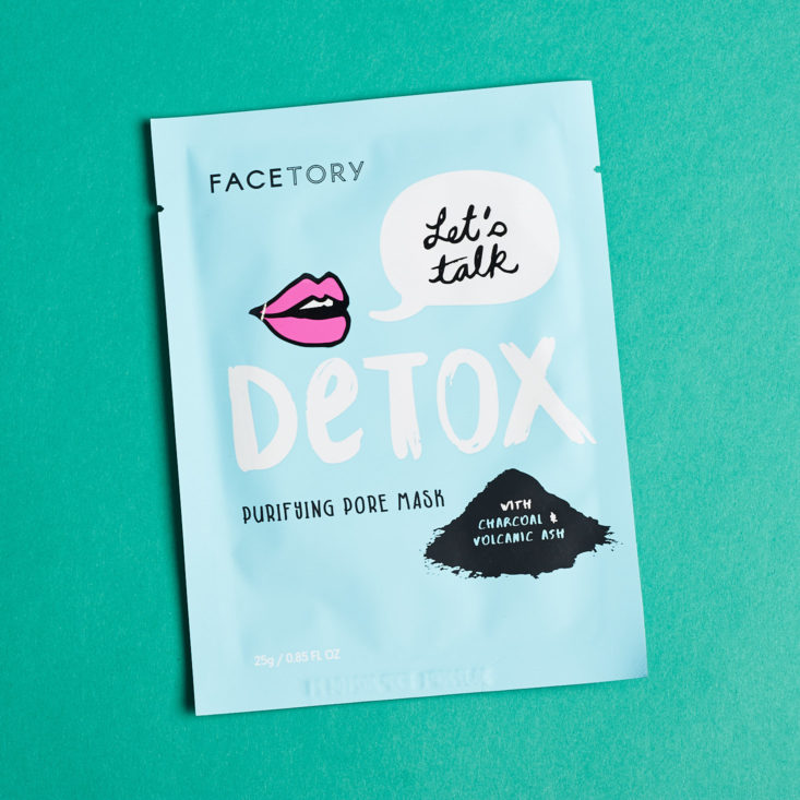 Facetory 7 Lux December 2018 detox mask