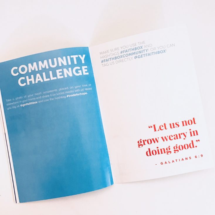 Faithbox December 2018 - Impact Guide Community Challenge Front