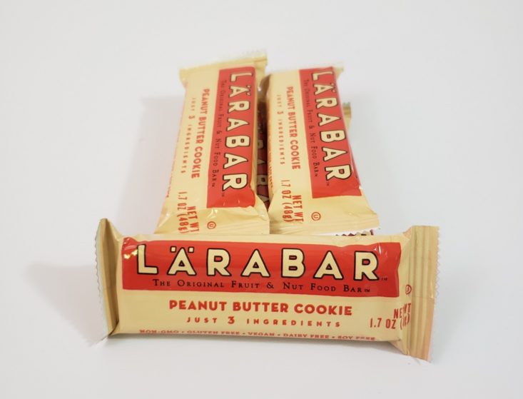 Food And Snack December 2018 - Larabar in Peanut Butter Cookie Front