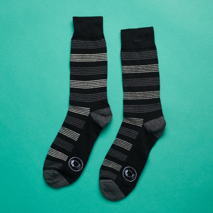 Gentlemans Box Premium Formal Edition December 2018 - Barnaby Socks 2 Top