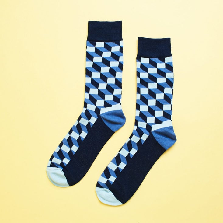 Harrison Blake December 2018 - Geometric Socks Side View