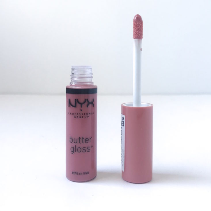 Influenster NYX Butter Gloss in Crème Brulee Open Front