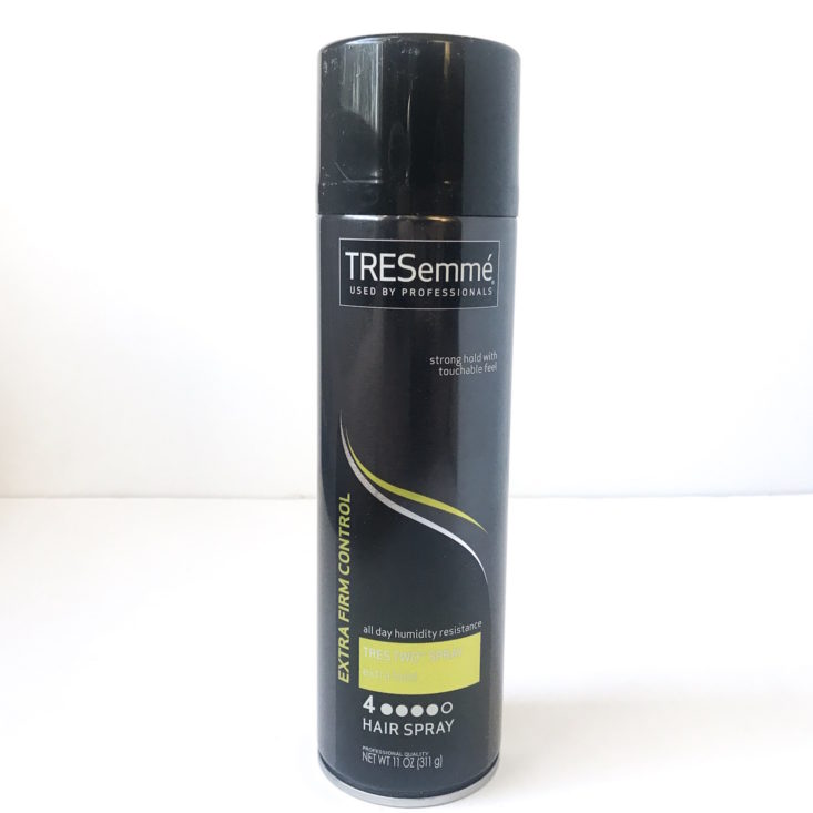 Influenster Tresemmé Extra Hold Hairspray Front