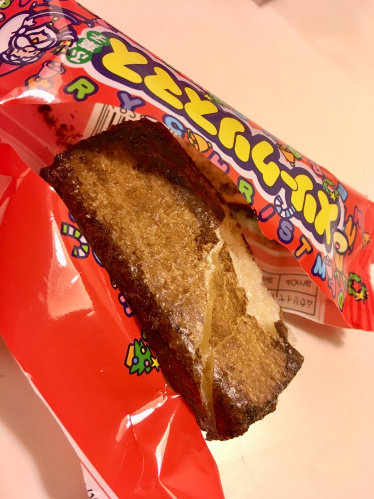 Japan Candy Box December 2018 - Yaokin Xmas Fugashi Brown Sugar Snack Pieces Top