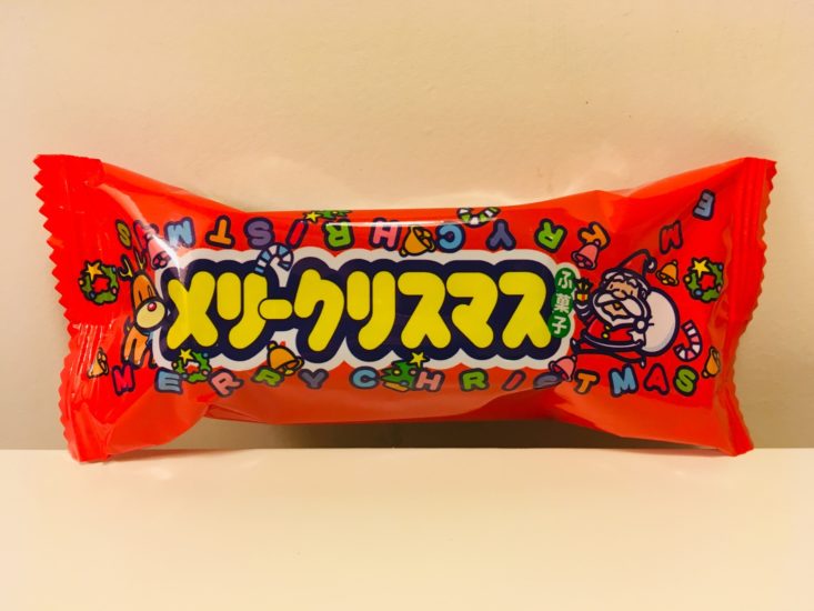 Japan Candy Box December 2018 - Yaokin Xmas Fugashi Brown Sugar Snack Pouch Front