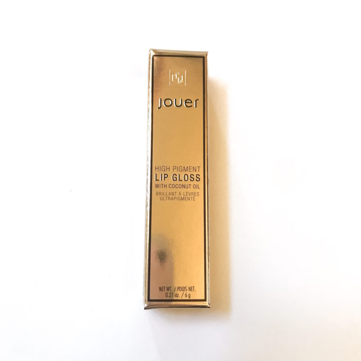Jouer Cosmetics Mystery Matchbox December 2018 - High Pigment Lip Gloss in Sunset Top
