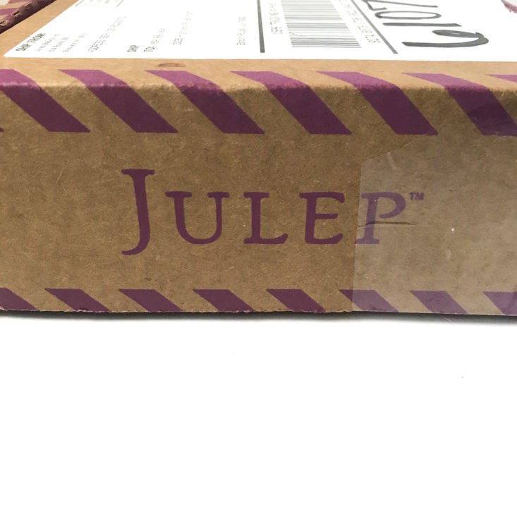 Julep December 2018 - Box Review Side