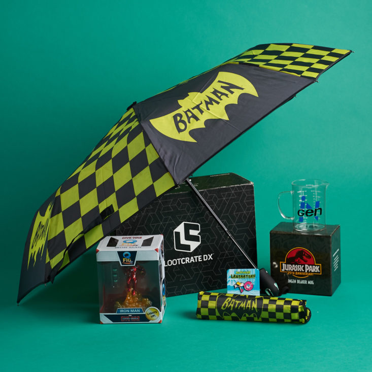 Lootcrate DX Laboratory November 2018 - All Contant With Box Front